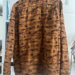 Brown Patterned Men's Jacket